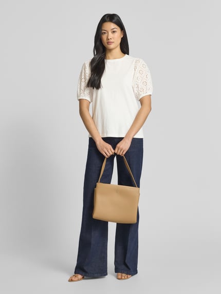 b.young T-Shirt mit 1/2-Ärmel Offwhite 1