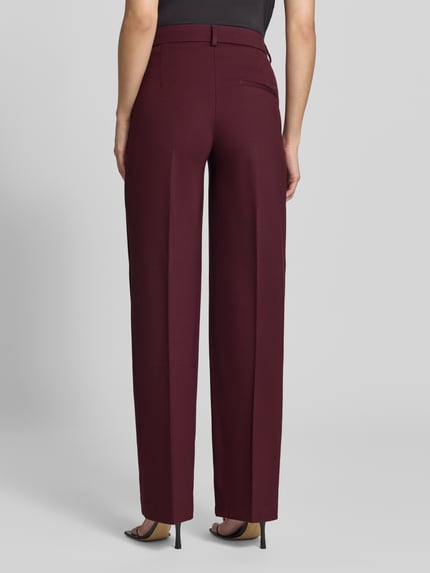 Brax Regular Fit Weite Hose aus Viskose-Mix Modell 'MAINE' Bordeaux 5