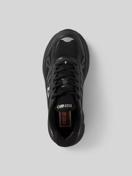 Kenzo Sneakersy z detalem z logo Czarny 4
