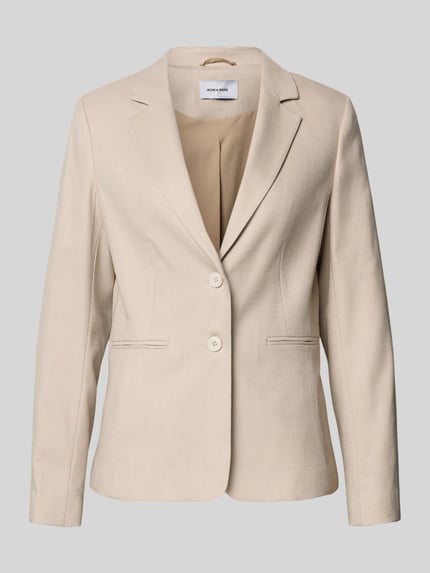 Slim Fit Blazer mit Reverskragen und Paspeltaschen Shop The Look MANNEQUINE