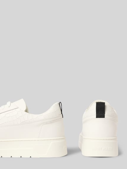 Antony Morato Sneakersy ze skóry model 'FLINT ANIMAL' Biały 2