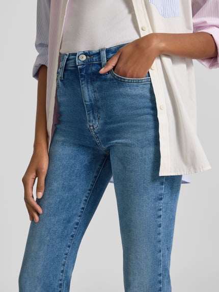 Tommy Jeans Jeansy rozkloszowane z mieszanki bawełny Jeansowy niebieski 3