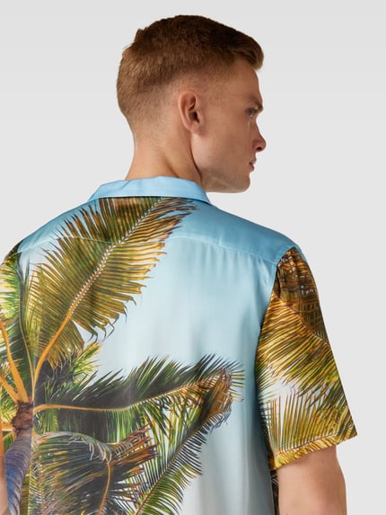 Blue Sky Inn Freizeithemd aus reiner Viskose Hellblau 3
