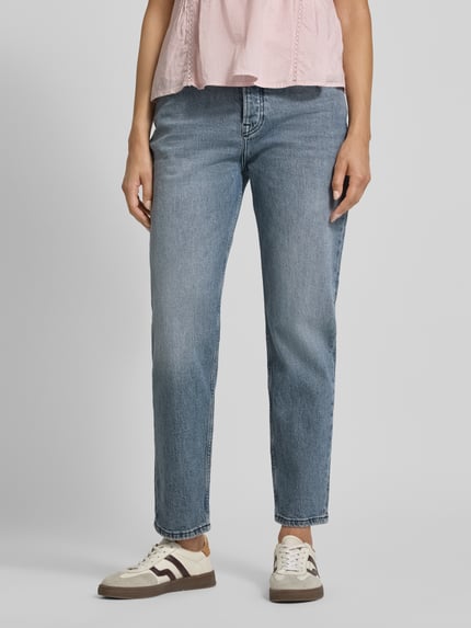Scotch & Soda Jeansy o kroju mom fit z mieszanki bawełny z 5 kieszeniami Jasnoniebieski 4
