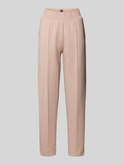 BOSS Regular Fit Sweathose aus Baumwoll-Mix Modell 'SHINY B' Beige 2