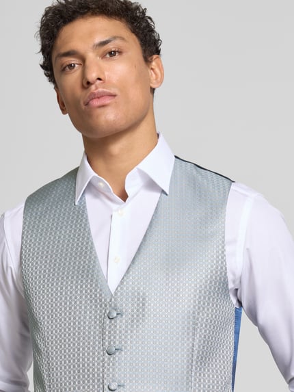 WILVORST Gilet met strookzakken Lichtblauw - 3