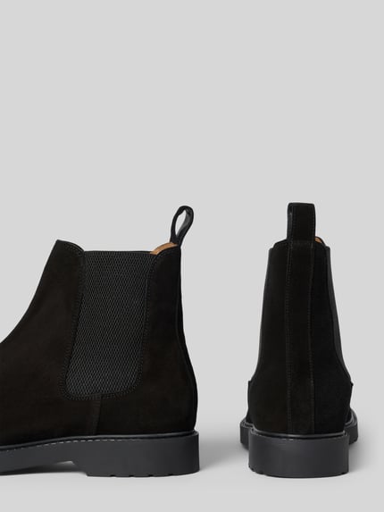 Selected Chelsea Boots aus Veloursleder Modell 'TIM SUEDE' Black 2