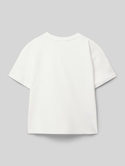 MANGO T-Shirt mit Rundhalsausschnitt Ecru 3