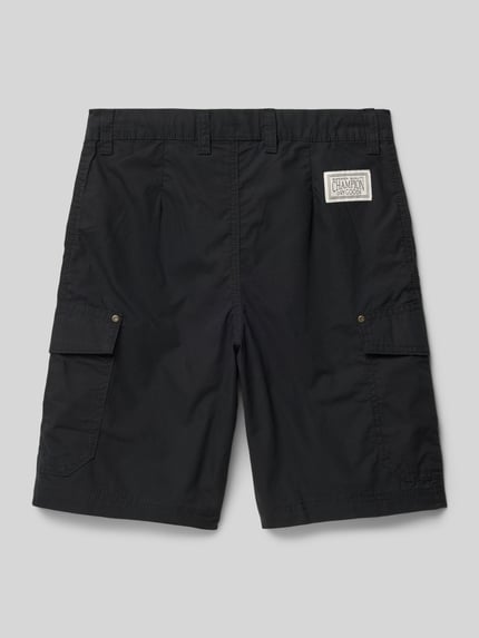 Champion Regular fit korte cargobroek met tunnelkoord Zwart - 3