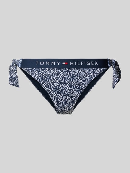 Tommy Hilfiger Figi bikini z pasem z logo model ‘CHEEKY SIDE’ Granatowy 1
