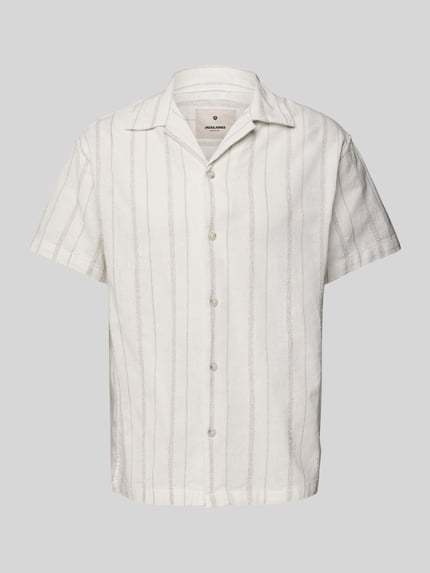 JACK & JONES Premium Koszula casualowa z kołnierzem z połami model ‘BLUWILLIAM’ Biały 2