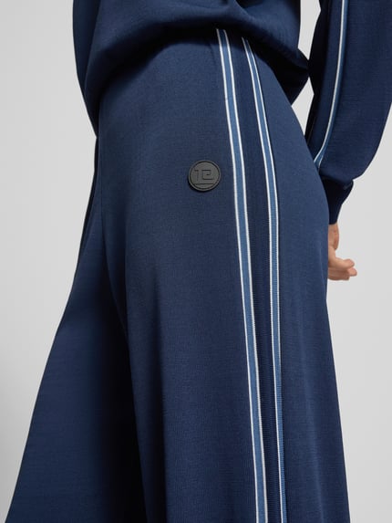 P.E Nation Wide Leg Sweatpants aus Viskose-Mix Dunkelblau 3