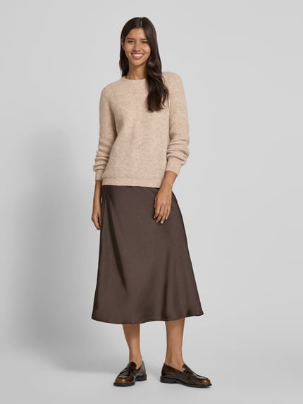 Fynch-Hatton Strickpullover mit gerippten Abschlüssen Beige 1
