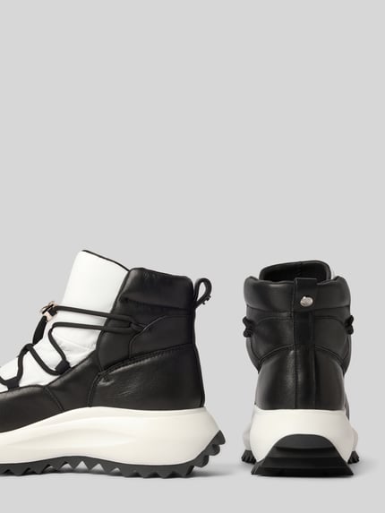 Marc Cain Bags & Shoes Boots van leermix met vetersluiting Zwart - 2