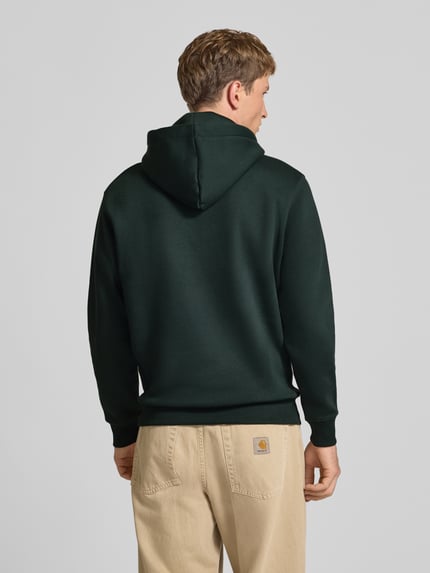 Alpha Industries Regular Fit Hoodie aus Baumwoll-Mix mit Logo-Print Petrol 5