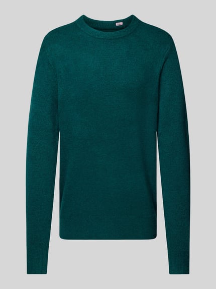 Scotch & Soda Regular fit gebreide pullover met wol Petrol - 2