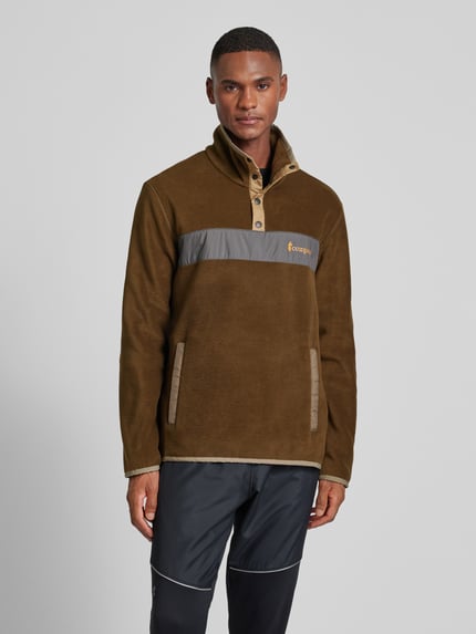 Cotopaxi Regular Fit Troyer mit kurzem Druckknopfverschluss Modell 'TECA' Oliv 4