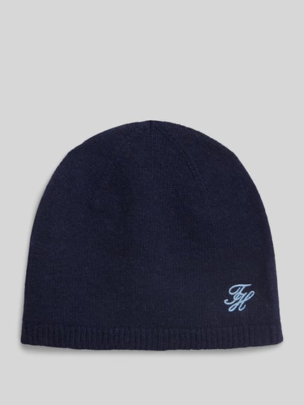 Tommy Hilfiger Mütze aus Woll-Kaschmir-Mix Marine 1