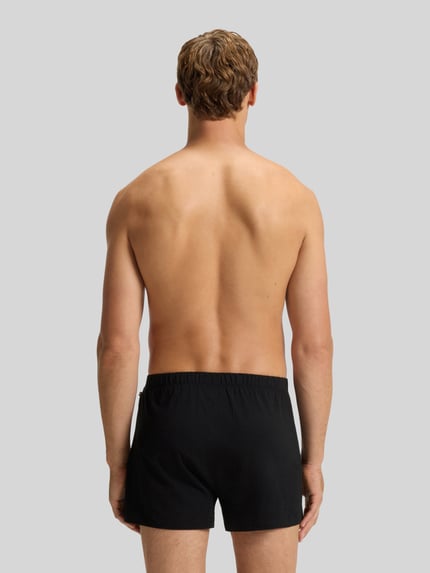 BOSS Bokserki o kroju regular fit z mieszanki bawełny model '2P JERSEY BOXER' Czarny 4