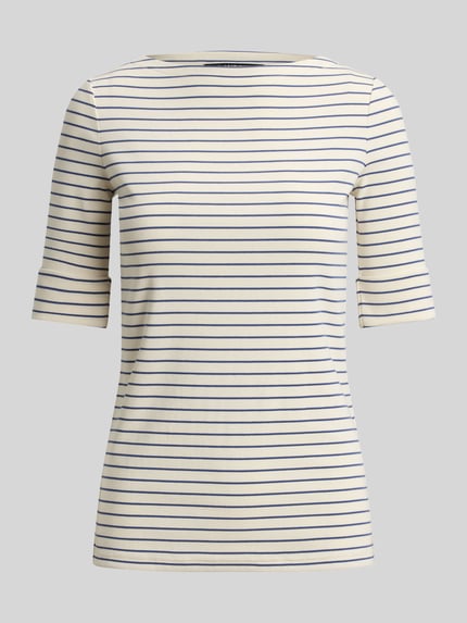 Lauren Ralph Lauren regular fit T-shirt van katoenmix Lichtblauw - 2