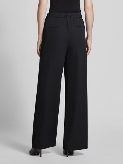 Jake*s Collection Wide Fit Stoffhose mit elastischem Bund Black 5