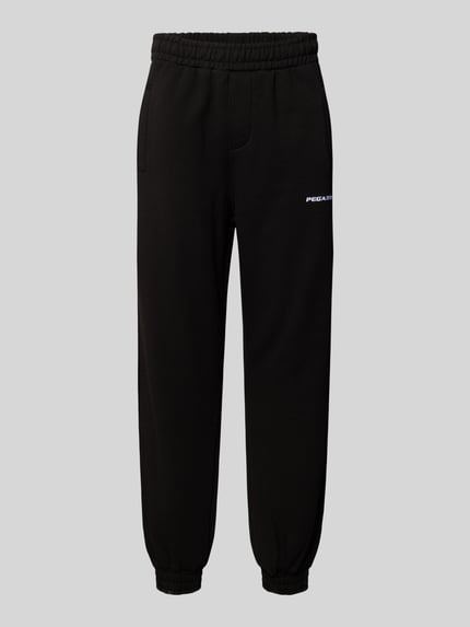 PEGADOR Sweatpants mit elastischem Bund Black 2