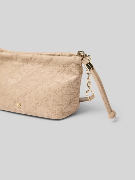 HUGO Handtasche mit Label-Applikation Modell 'Chris 2.0' Taupe 3