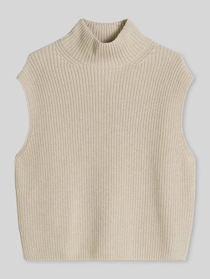 Marc O'Polo Pullunder mit Mock Neck Stein 2