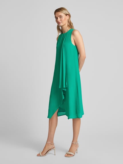 Liu Jo Black Cocktailjurk van viscose in effen design Groen - 1
