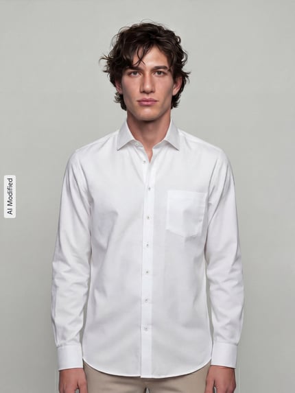Seidensticker Regular Fit Businesshemd aus reiner Baumwolle Modell 'New Kent Patch' Weiss 4