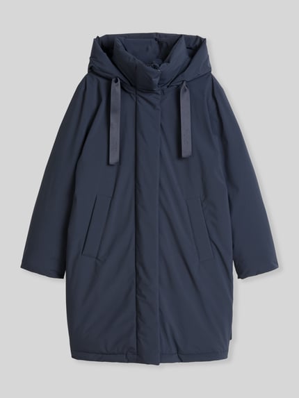 Marc O'Polo Relaxed Fit Parka mit Kapuzenkragen Marine 2