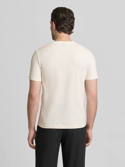 JOOP! COLLECTION T-Shirt mit geripptem Rundhalsausschnitt Offwhite 5