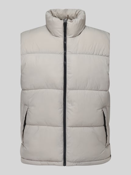 ONLY & SONS Steppweste mit hohem Stehkragen Sand 2