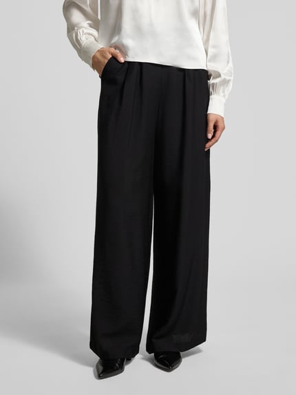 GUIDO MARIA KRETSCHMER WOMAN Stoffen broek met Franse steekzakken model 'FINJA' Zwart - 4