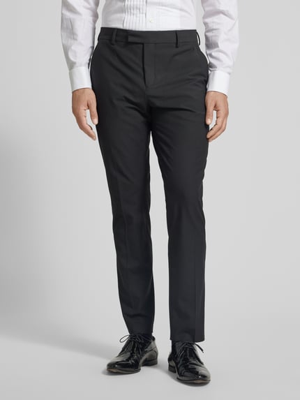 Selected Anzughose mit Bügelfalten Black 4