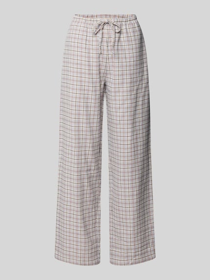 Marc O'Polo Pyjamabroek met elastische band Lichtblauw - 1