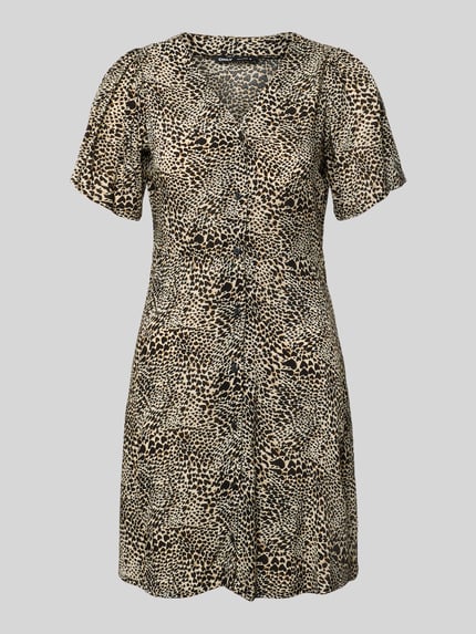 ONLY Minikleid aus reiner Viskose Modell 'EVIDA' Taupe 2