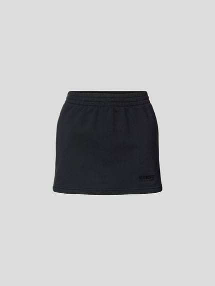 VETEMENTS minirok met labelstitching Zwart - 2