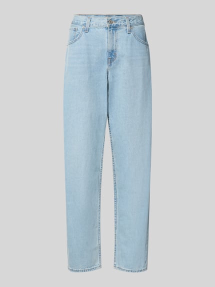 Produktfoto, hellblaue Loose Fit Jeans aus reiner Baumwolle Modell 'LOOSE TAPER H2 26' von Levi's® 300, glatte Oberfläche, klassische Form
