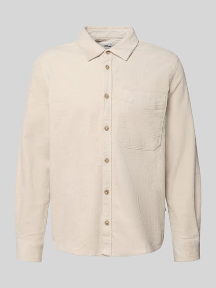 s.Oliver RED LABEL Kurtka koszulowa o kroju comfort fit z mieszanki bawełny Beżowy 2