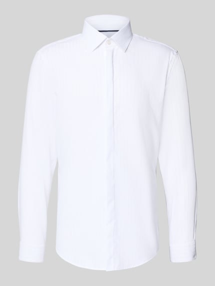 Jake*s Slim Fit Business-Hemd mit Kentkragen Weiss 2