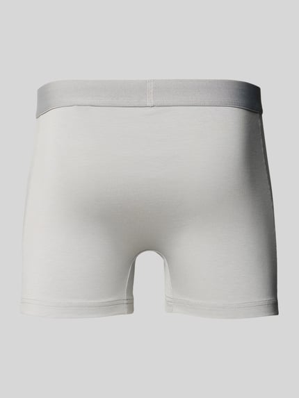 Produktfoto, Trunks im 2er-Pack mit elastischem Logo-Bund von FALKE, weiß, Baumwoll-Mix mit Stretch, enganliegend, weiche Textur