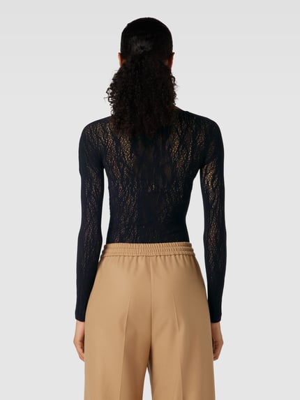 Wolford Body van kant, model 'SNAKE' Zwart - 5