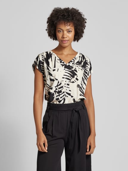 COMMA Bluse mit V-Ausschnitt Black 4