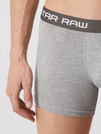 G-Star RAW Trunks aus Baumwoll-Elasthan-Mix Mittelgrau Melange 4