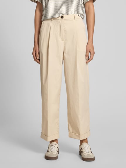 Tommy Hilfiger Relaxed fit chino van katoenmix Zand - 4