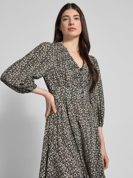 IVY OAK Maxikleid mit Knopfleiste Modell 'DREA' Black 3