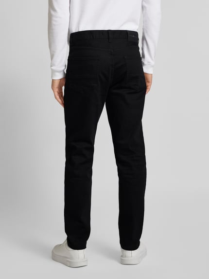 Tommy Hilfiger Straight fit jeans in 5-pocketmodel, model 'HARLEM' Zwart - 5