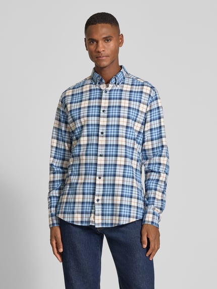 OLYMP Level 5 Regular Fit Freizeithemd mit Button-Down-Kragen Hellblau 4