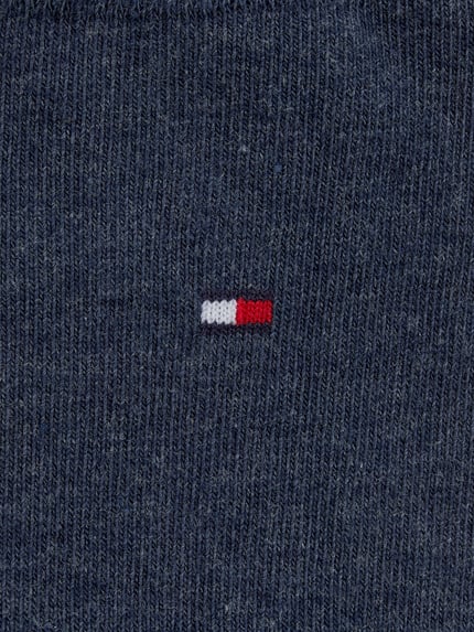 Tommy Hilfiger Socken mit Label-Detail im 2er-Pack Modell 'DUO STRIPE SOCK' Jeansblau 3